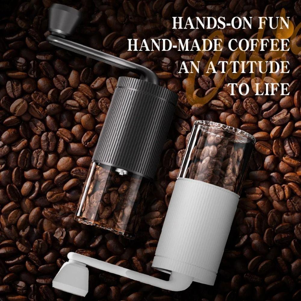 Straight Handle Coffee Grinding Machine Hand Cranked Coffee Mill Outdoor Use