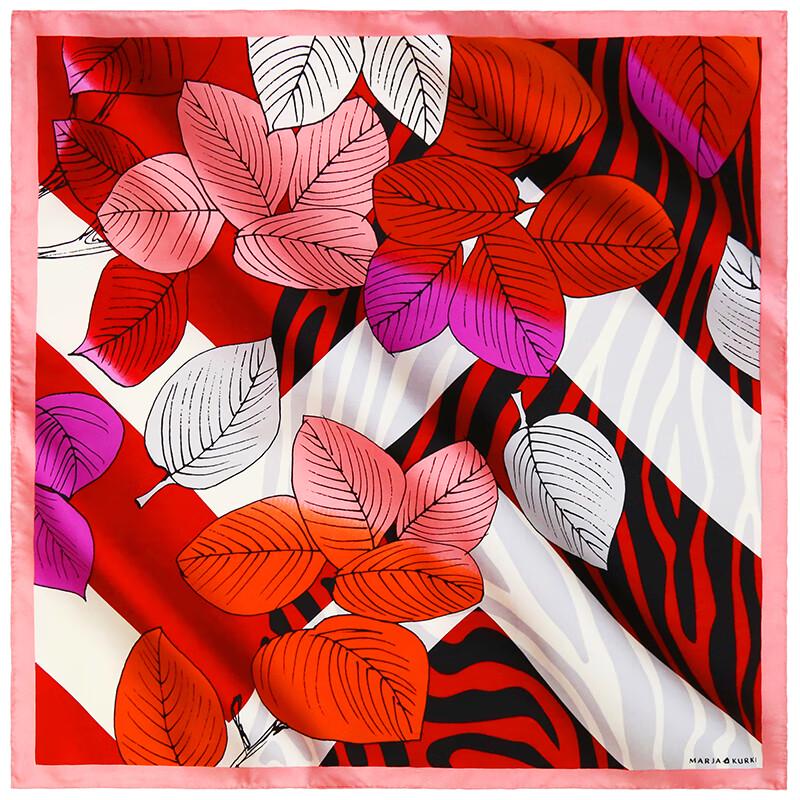 MARJA KURKI Embrace Nature Mulberry Silk Square Scarf for Women