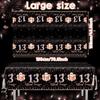 GREHUMOR 3Pcs 13th Birthday Tablecloth Party Decorations for Girls Rose Gold 13 Year Old Birthday Party Supplies Table Cover Thirteen Birthday
