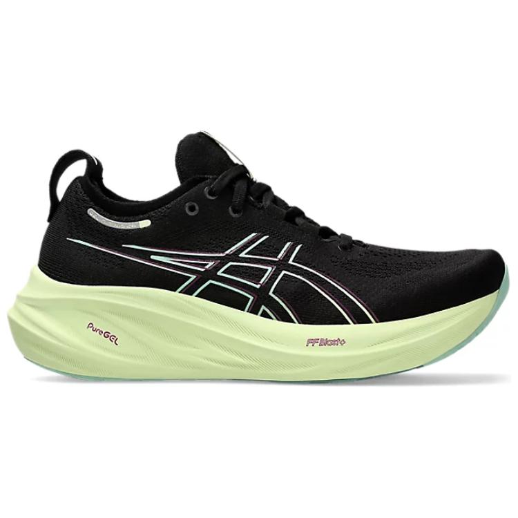 ASICS Gel Nimbus 26 Black Cool Matcha Women's Casual 1012B601-005