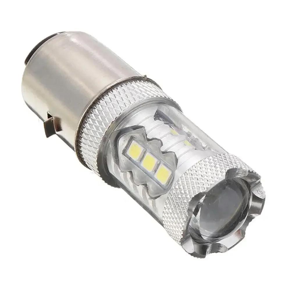 1 шт. 12 В BA20D H6 BA20D 80 Вт светодиодная фара противотуманная фара DRL лампа мотоцикл мопед мотоцикл аксессуары для фар