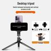 Dual-Camera Mobile Teleprompter Stand for Live Streaming - Portable Handheld & Desktop Universal Stand