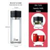 Xinuo Double-Walled Glass Tea Infuser Mug