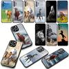 for Motorola Moto G54 G05 G24 G45 G55 G75 G85 G15 G57 G86 Power Edge 50 30 Ultra Fusion neo Pro Case Running Wild Horse Pets