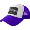Jesus Is My Lord Trucker Hat Polyester Mesh Snapback Cap for Adult Casual Outdoor Unisex