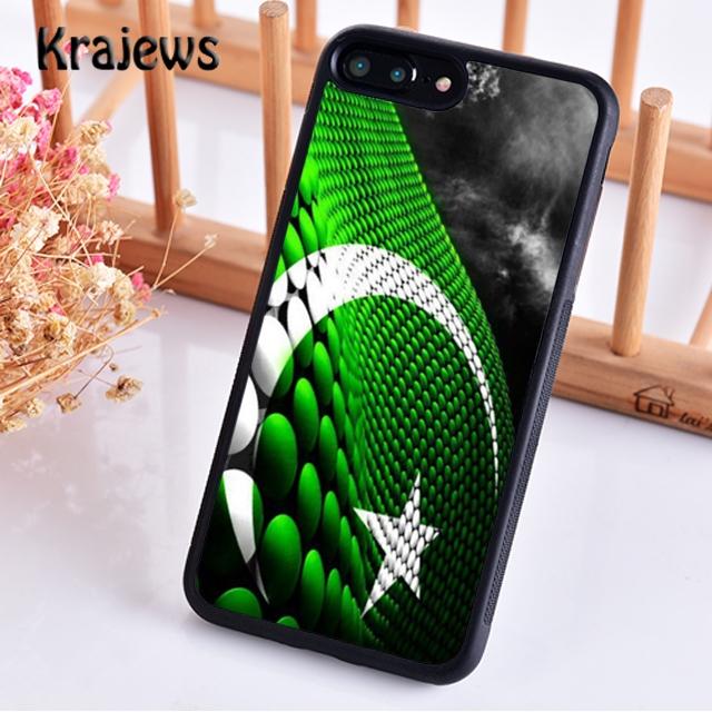 Чехол для телефона Krajews с национальным флагом Пакистана для iPhone 14 5 6s 7 8 plus X XR XS 11 12 13 pro max Samsung Galaxy S21 S22ultra
