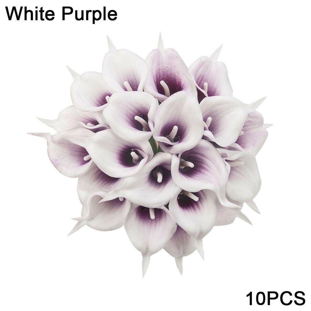 10 шт. Домашнее свадебное украшение Искусство Сделай сам Букет Калла Лилия Искусственный цветок Поддельное растение