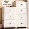Zhongen 6-Layer Folding Storage Cabinet with Wheels