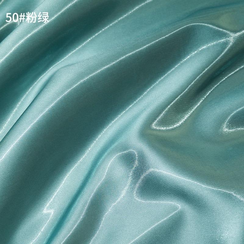 Multi-Color Reflective Fabric Liquid Satin Glossy for Clothes Dresses Diy Hanfu Sewing Designer Smooth Silky Cloth Drape Summer