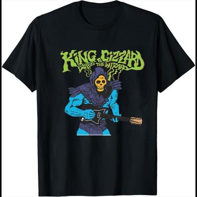 Новая футболка King Gizzard And The Lizard Wizard Подарок для фанатов Унисекс Все размеры Футболка SS6 Унисекс Футболка