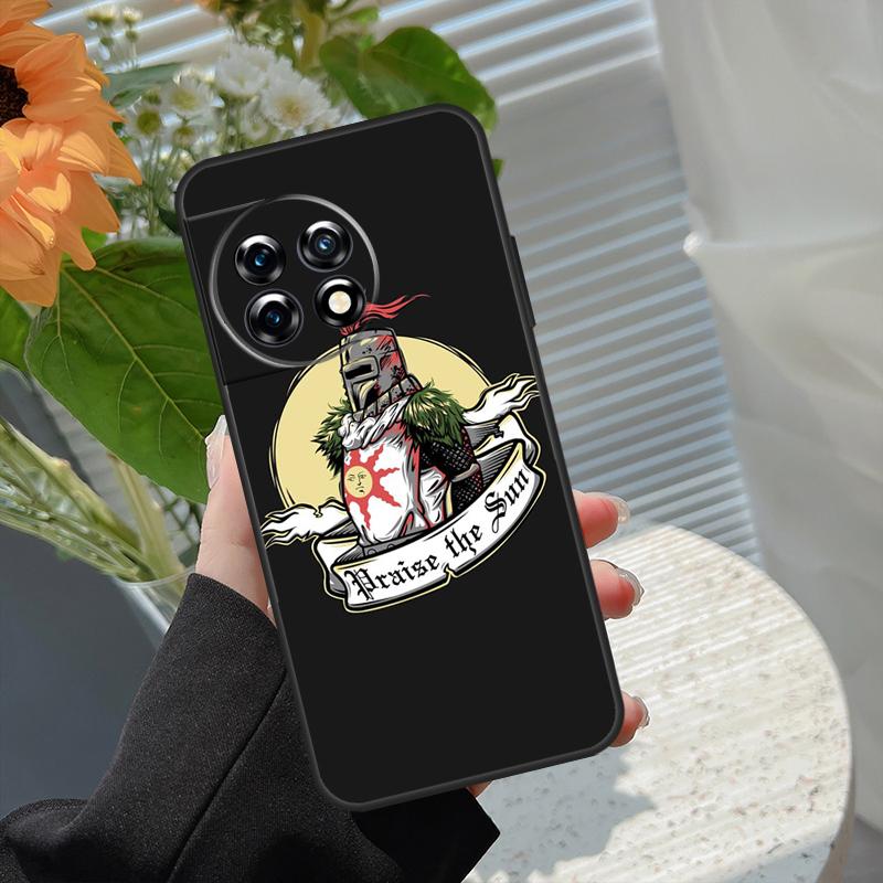 Praise the Sun Dark Souls Case For OnePlus 15 15R 12 12R 13T 13R 13 11 10 10R 10T 8T Nord 5 CE 2 3 4 Lite N20 N30 Cover
