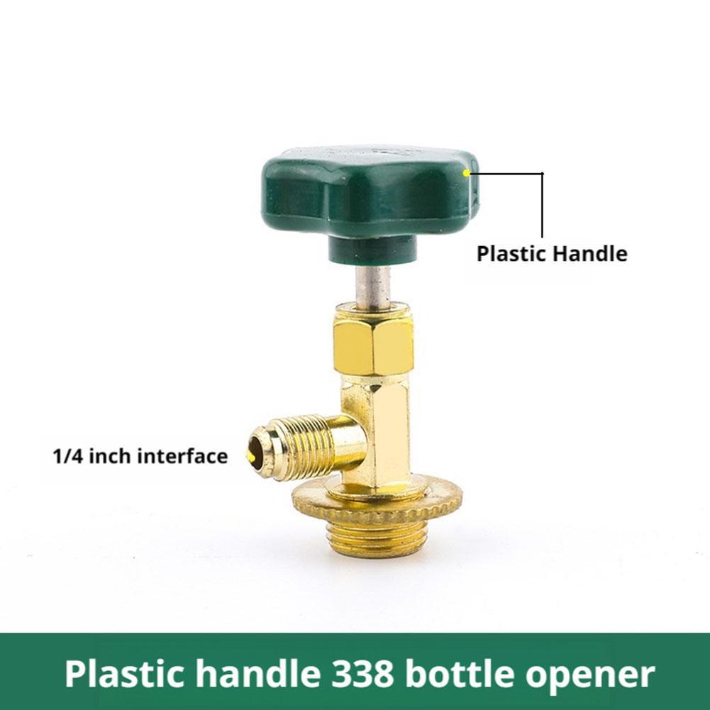 Дозирующий клапан Открывалка для бутылок 1/4 разъем SAE Mayitr Игольчатый пробойник для баллона с хладагентом Для R12 R22 R6000a R134a R410a Газовый аксессуар