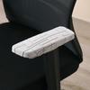 Jacquard Chair Arm Slipcovers Solid Color Arm Rest Covers  Office Computer Chair