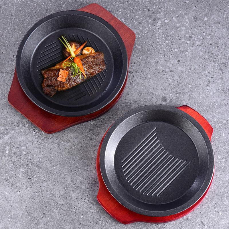 ZISIZ Cast Iron Teppanyaki Plate