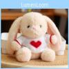 Adorable Plush Bunny Doll Soft Rabbit Stuffed Toy Ideal Birthday Gift For Couples