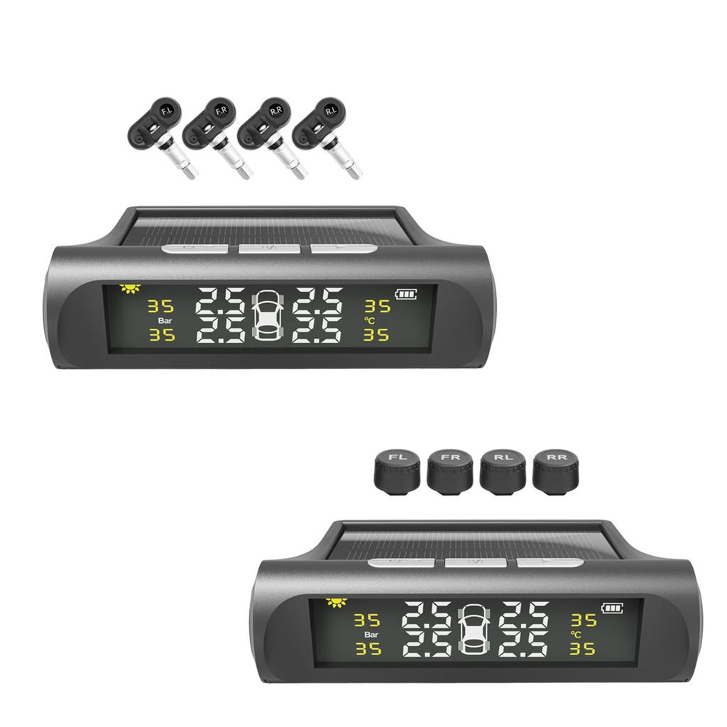 Tire Pressure Monitor System Tire Pressure Monitor Easy To Install Temperature Pressure Display for SUV Car MPV Truck