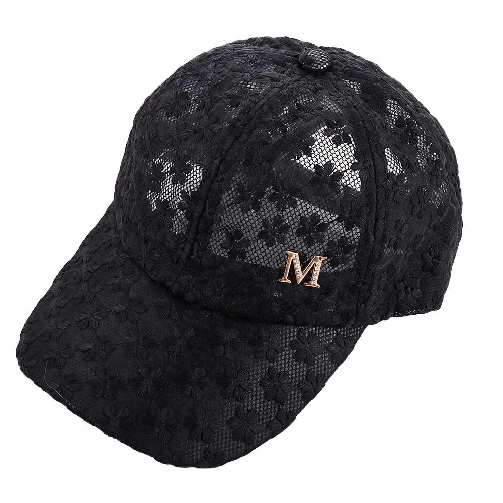Breathable Adjustable Outdoor Hip Hop Women Korean Visors Cap Lace Mesh Hat Flower Baseball Cap