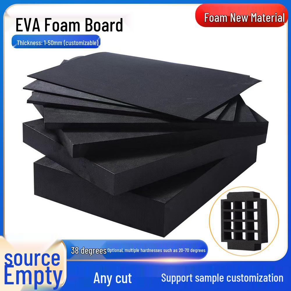 Лист adhesive pad из пенопласта EVA: Упаковочный лайнер с противоударными слотами и губчатой полосой, 38-80 градусов.
