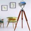 Nautical Wood Tripod Floor Lamp, Contemporary LED Spot Light For Living Room, Bedroom, Dinning Room, Home Decor Without E27 Bulb