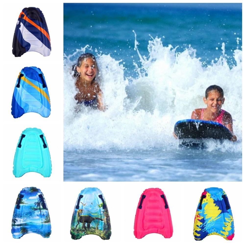Printed Inflatable Surfboard Folding Surfing Body Board Floating Surfboard Summer