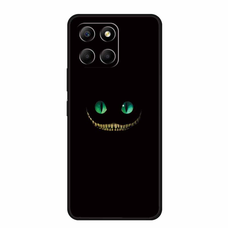 Чехол для Honor X6a Животные ТПУ Силикон Мягкая Задняя Крышка Телефона для Huawei Honor X6a HonorX6A 2023 Защитный Волк Черный Крутой Чехол