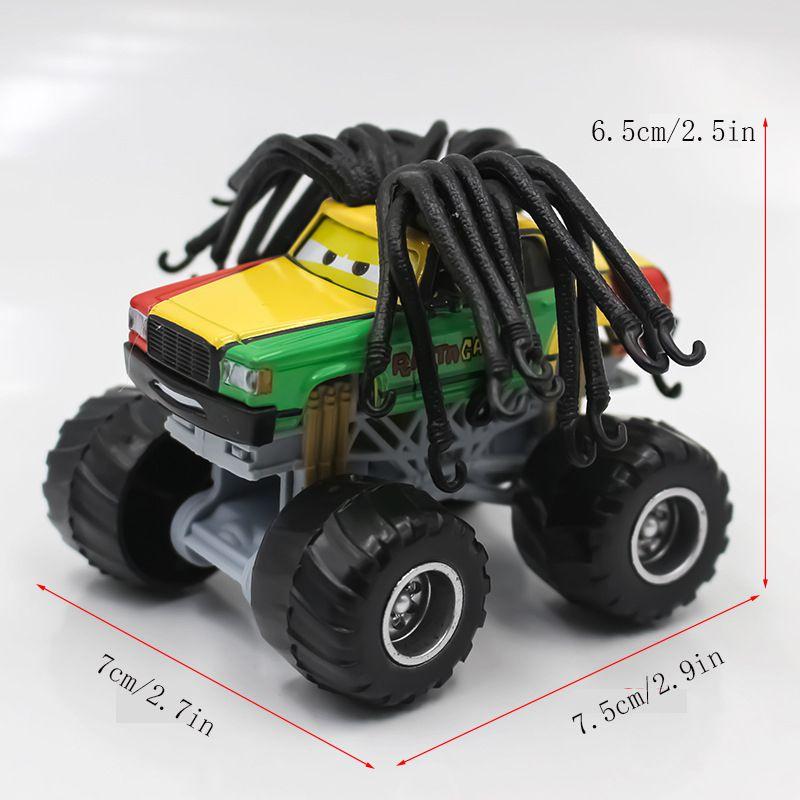 Realistic Animation Alloy Car Racing Cars Bigfoot Longhair Mater Children's Toys