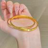 24k буква двойной круг браслет легкий роскошный высокий смысл простой дизайн браслет мода универсальный ювелирные изделия женщины