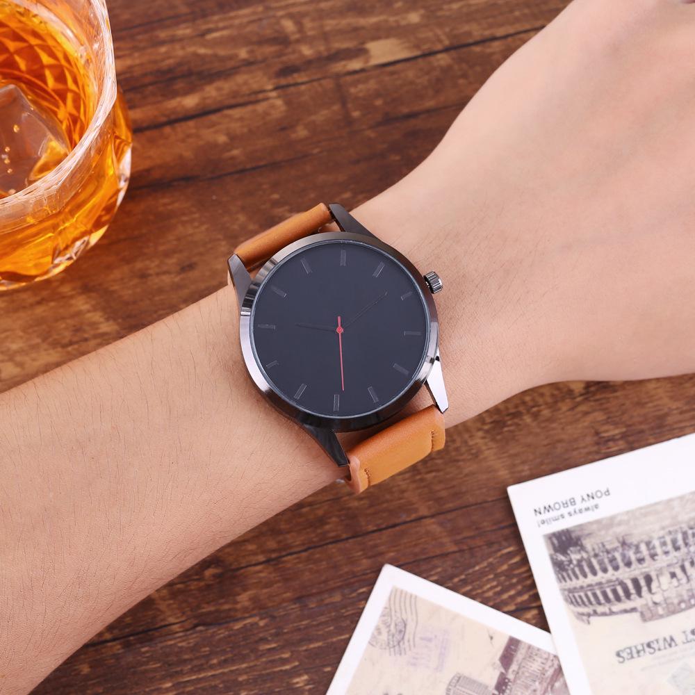 Модные часы унисекс с большим циферблатом, популярные модные часы с матовым ремешком, новые кварцевые часы для деловых мужчин в большом количестве