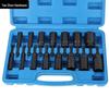 Набор торцевых головок с глубоким шестигранным битом 5,5-19 мм для электро/пневмоинструмента