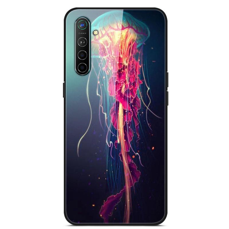 Для OPPO Realme XT Закаленное Стекло Чехол Мягкий Бампер Жесткий Funda Для OPPO Realme 6 Pro Realme X2 XT Чехол для Телефона Realme6 Задняя Крышка