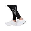 Nike Спортивные штаны Favorites Letter Logo Print Slim Fit Long Fitness Брюки женские черные DD6278-010