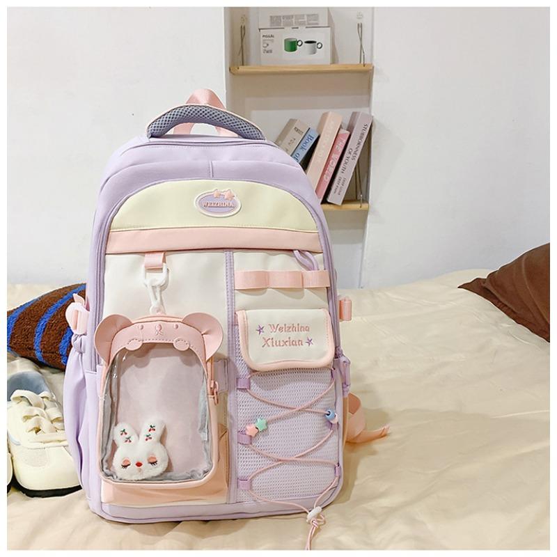 Школьный рюкзак новый колледжский стиль свежий и милый конфетный цвет рюкзак для учеников средней школы легкий рюкзак большой вместимости