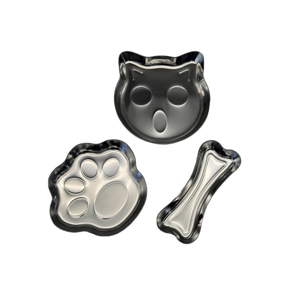 3pcs Earphone Key Organizer Kitten Jewelry Tray Jewelry Storage Plate for Rings and Earrings