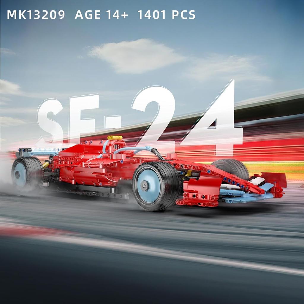 Mould King 13209 Technic Static Model Sports Car Building Blocks | Adult MOC Model Car (Over 1401 Pieces) Perfect for Collection or Gifting