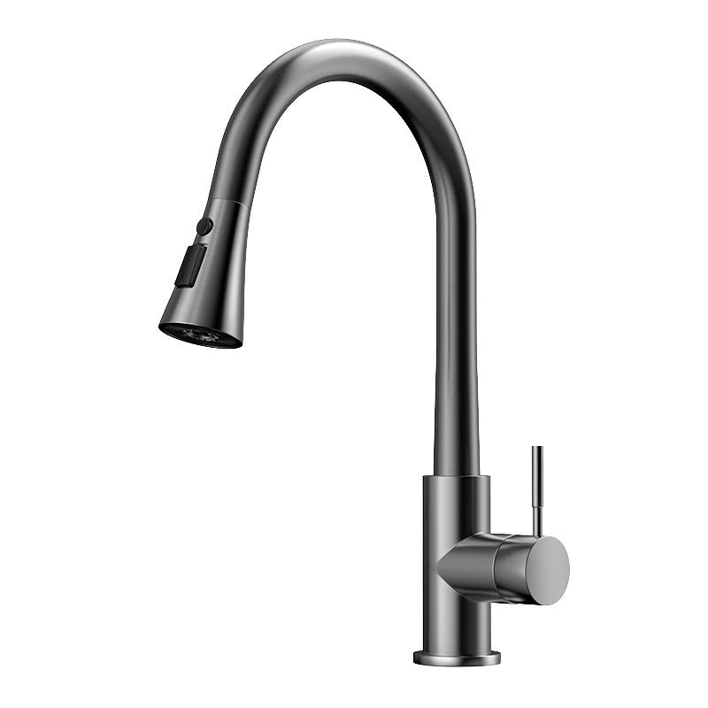 HIGOLD Stainless Steel Pull-Out Kitchen Faucet