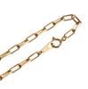 Браслет-цепочка из золота K18 18 карат, ширина 3 мм, длина 18 см, выбираемый размер, застежка-кольцо, унисекс [Speranza]