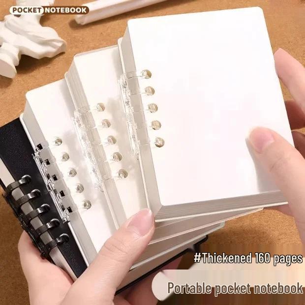 Newcomer Special: A7 Ring Binder Small Notebook - Minimalist, Portable Memo Pad
