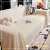 Cushion Universal Full Wrap Sofa Cover Sofa Towel Full Cover Fabric Ins Cream Wind Cotton Yarn Camping Blanket Sofa