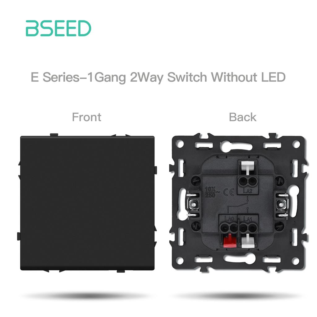 BSEED Модуль кнопки выключателя DIY Зарядка телефона от USB Розетка FR Части Настенный светильник Большой выключатель Пластиковая рамка Комбинация Серия E