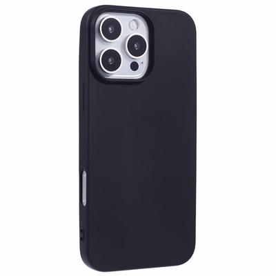 Чехол для iPhone 16 Pro Max, ТПУ чехол для телефона с защитной пленкой для экрана (Большое отверстие для линзы)