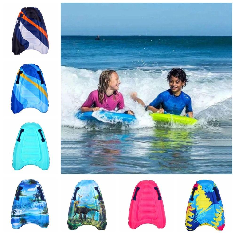 Printed Inflatable Surfboard Folding Surfing Body Board Floating Surfboard Summer