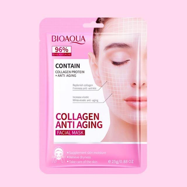 BIOAQUA - Антивозрастная коллагеновая маска для лица