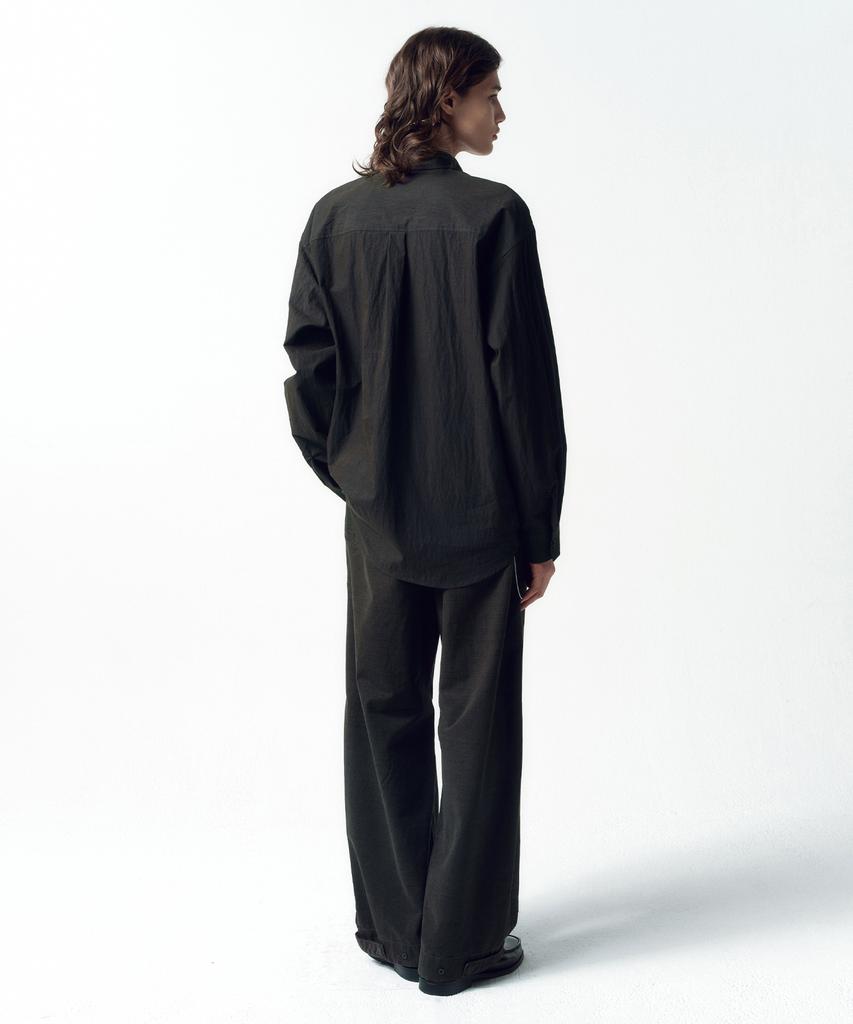 INSILENCE Slub Twill Volume Pants Charcoal