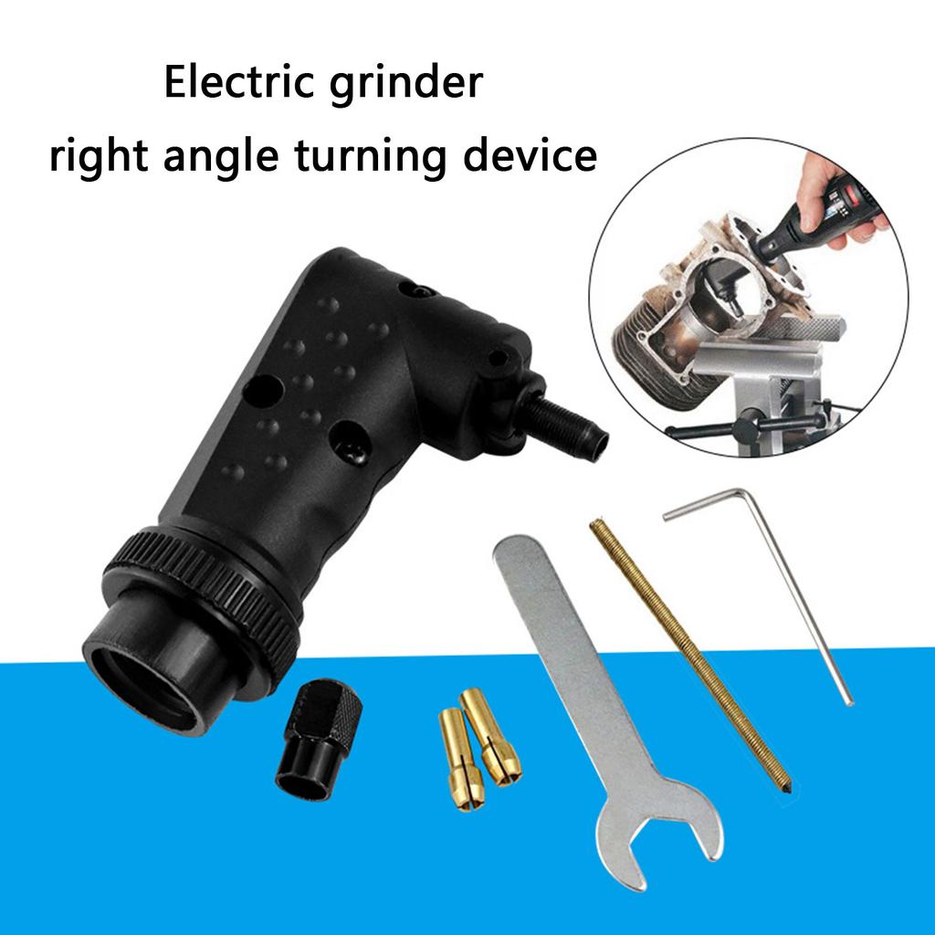 90 Degree Right Angled Grinder Attachment For Tight Space With Universal Compatibility And Durability Alloy Construction