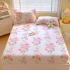 1 шт. Простыня на резинке с цветочным принтом Односпальная/Двуспальная/Кинг drap housse Удобная и дышащая заземляющая простыня