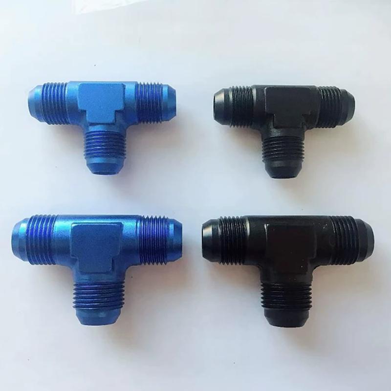Modified car parts oil cold joint brake three-way quick connection oil pipe AN3-AN12 three-way conversion head oil cold