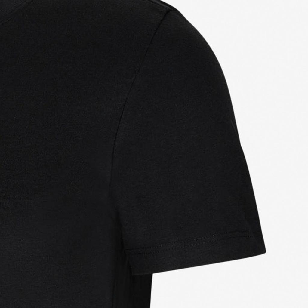 Nike Футболка женская с коротким рукавом и круглым вырезом, с принтом логотипа в американском ретро-стиле, цвет черный CU1093-010