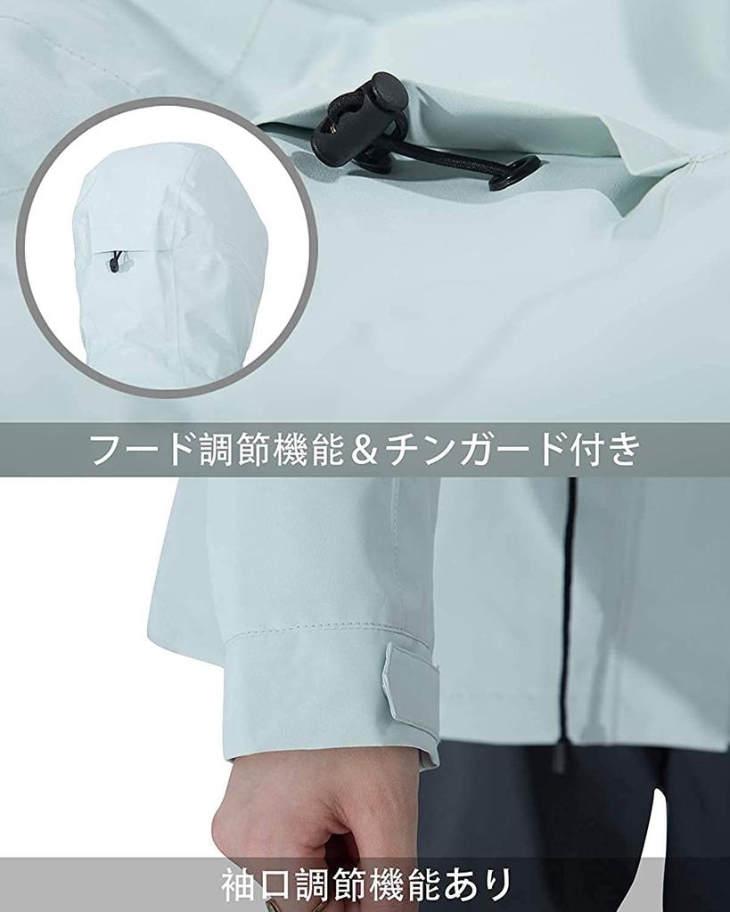 Дождевик Rain Mountain Black [Arashiyama] Женская одежда, гольф, парка, ветровка, куртка, [Защита от холода, водонепроницаемый, ветрозащитный] для активного отдыха, рыбалка,