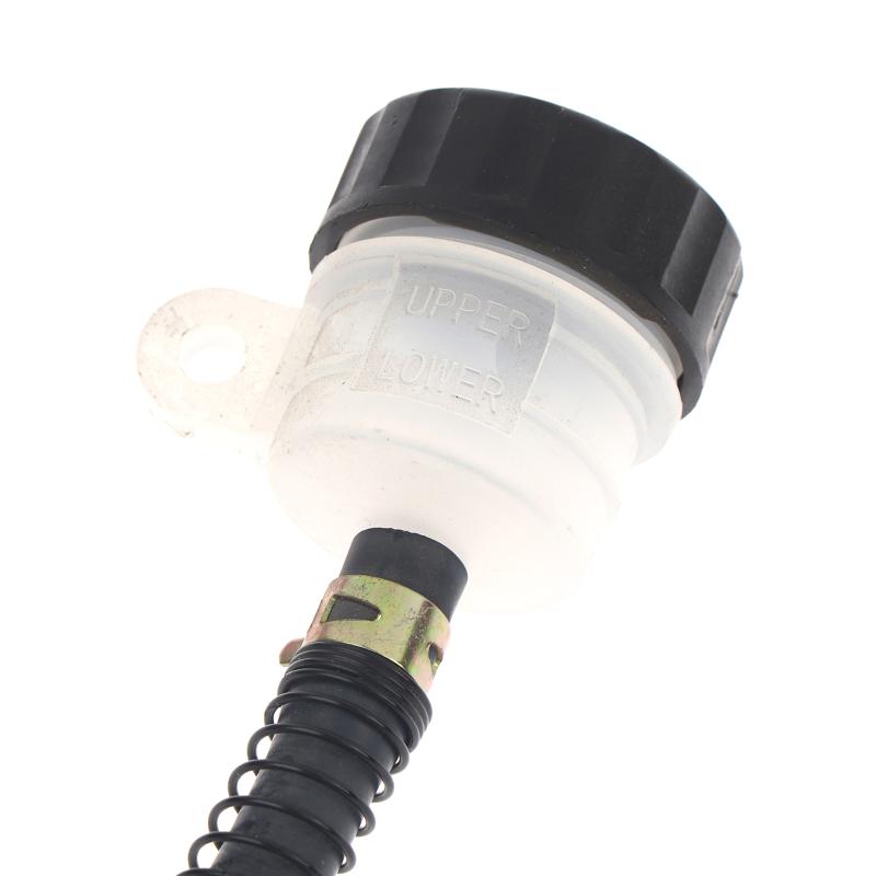 Universal Motorcycle Rear Foot Brake Pump One-line Hydraulic Master Oil Cylinder Durable for Scooter Dirt Bike Refit Upgrade