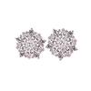 Sakura Gift for Platinum 925 Metal Clear [Glam Jewelry] Earrings, Women, Popular, Simple, Finish, Silver, Allergic,